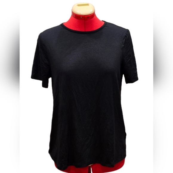 Old Navy, Size S, Black Luxe Tee - Picture 1 of 11